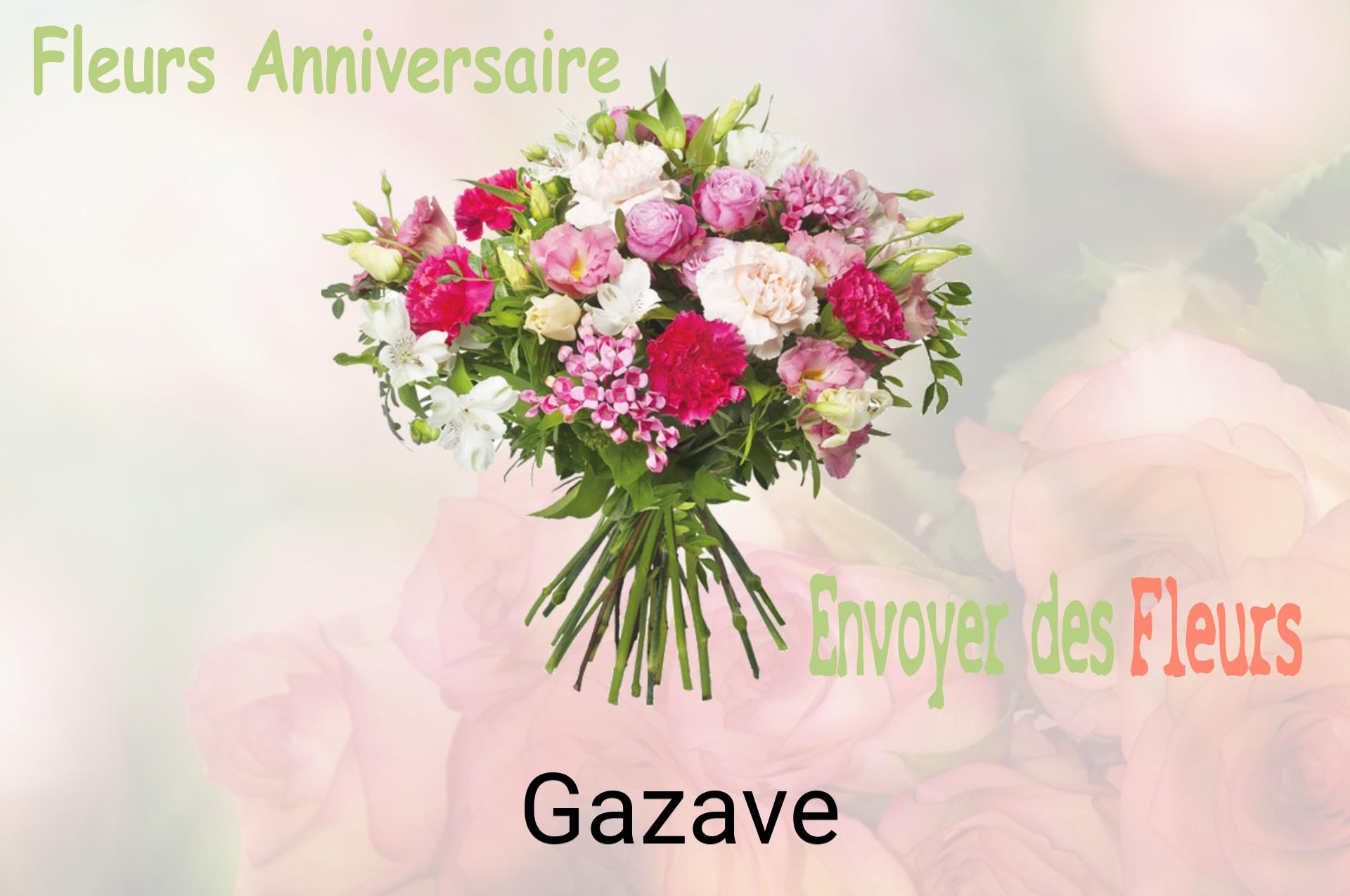 Bouquet de fleurs d’anniversaire livré à Gazave